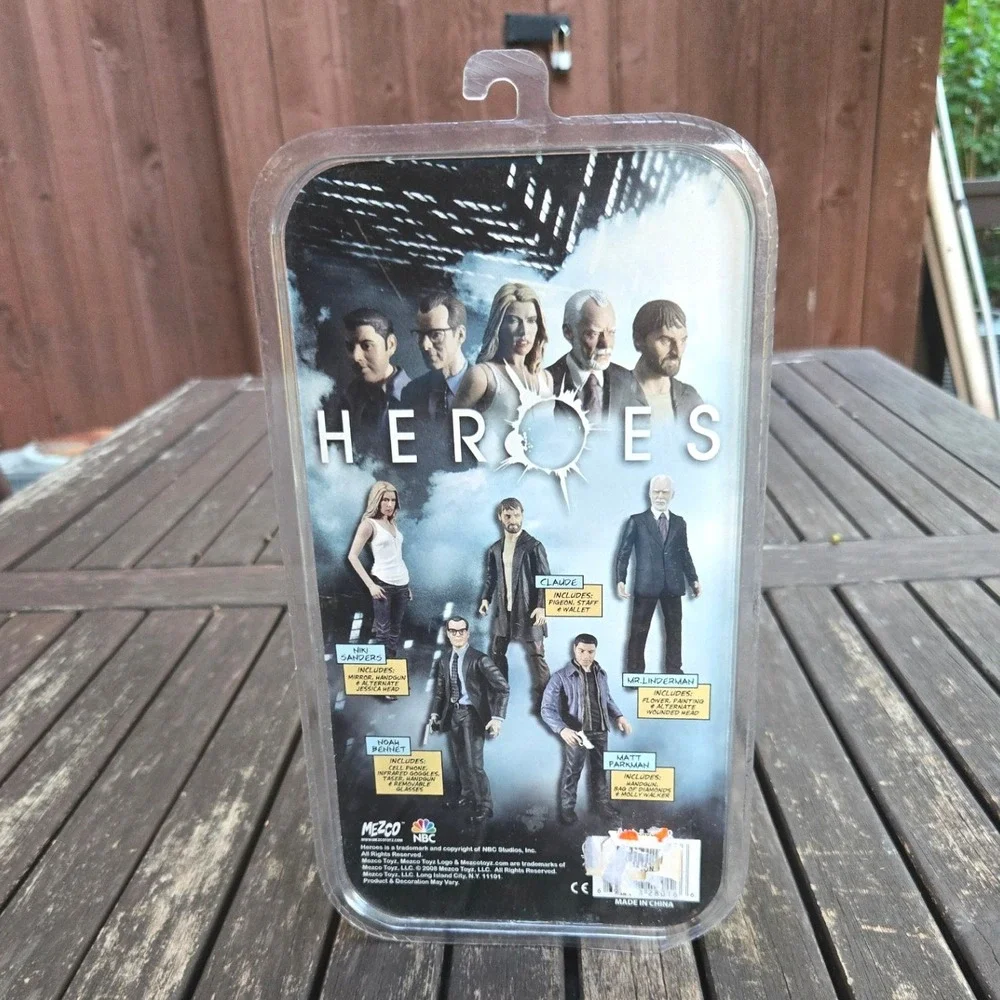 Vintage Mezco NBC Heroes Series 2 Claude Rains Sealed Action Figure